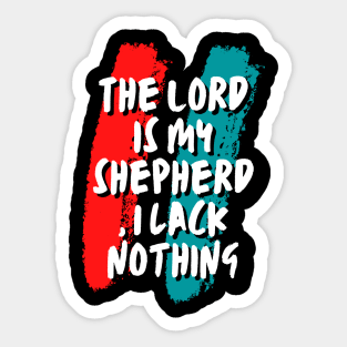 Psalms 23:1 Sticker